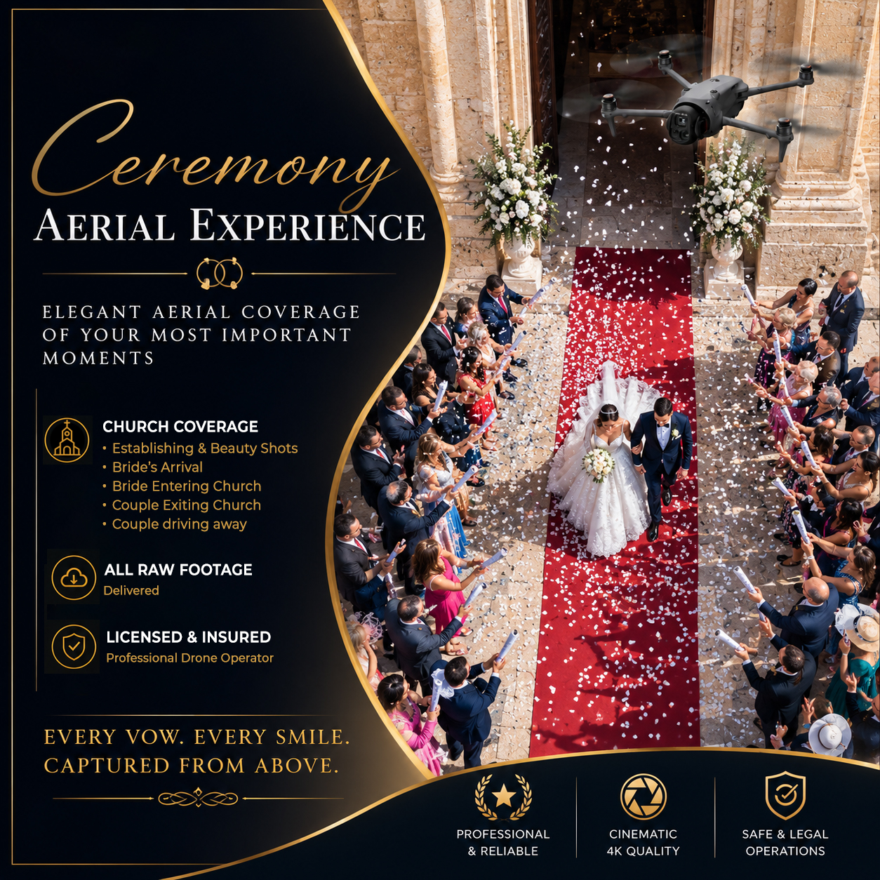 Ceremony Aerial Experience